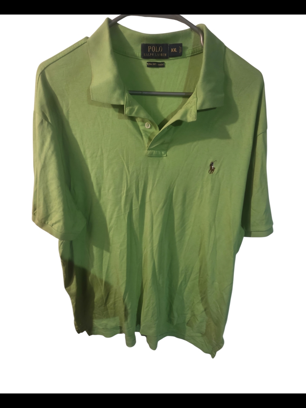 Ralph Lauren Men’s Light Green Polo Shirt with Embroidered Pony
